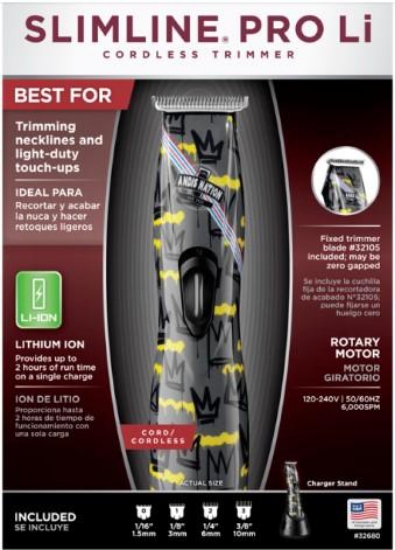 Masina de contur - ANDIS - fara fir Slim Line Pro - D8 - Nation - fabricat pentru Europa