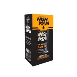 Pudra fiber - NISH MAN - pentru parul rar - Saten