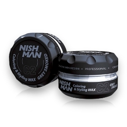 NISH MAN C2 - Ceara de par colorata - Gri cenusiu- 100 ml