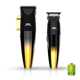 Set JRL - Masina de tuns + Masina de contur - F2020T - Gold - Fara fir