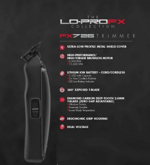 BABYLISS - Masina de contur - LO-PRO  FX726 - fara fir