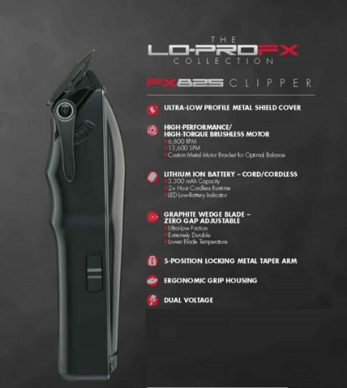 BABYLISS - Masina de tuns - LO-PRO FX825 - fara fir