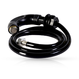 EUROSTIL - Furtun + para pentru scafa frizerie - Negru EUROSTIL - Furtun + para pentru scafa frizerie - Negru