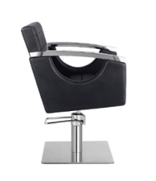 Scaun pentru coafor - MIRPLAY - FANDY - Negru