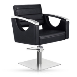 Scaun pentru coafor - MIRPLAY - FANDY - Negru