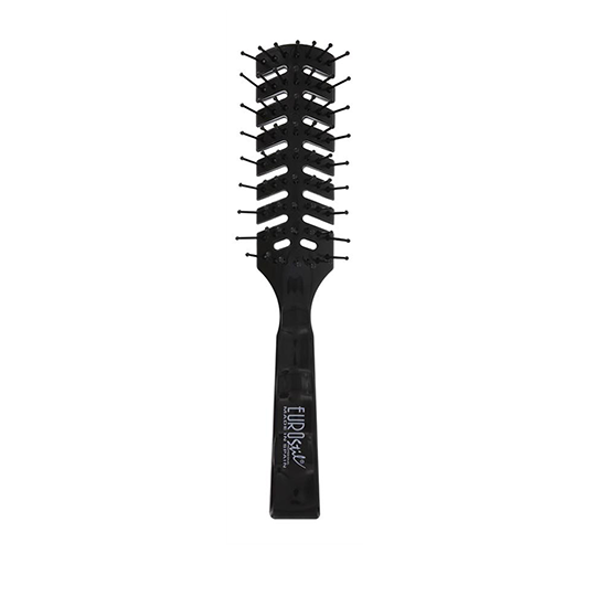 Perie coafat cu peri rari - EUROSTIL - Skeleton - Neagra