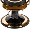 Scaun frizerie - Miami - Negru