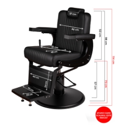 Scaun frizerie - MENOSER - New York - Negru Scaun frizerie - MENOSER - New York - Negru
