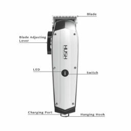 Masina de tuns - HUSH PROFESSIONAL / HU22C - 7000 RPM - fara fir