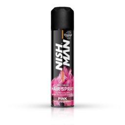 Spray de par colorat NISH MAN - 150 ml - Roz