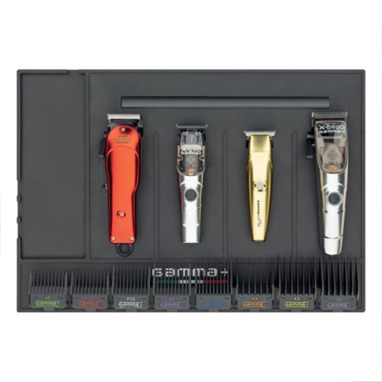 Covor magnetic - GAMMA+ - pentru ustensile si masini de tuns -  Negru
