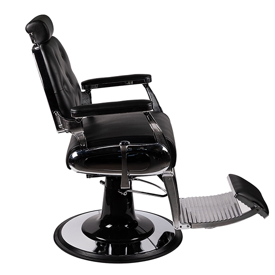 Scaun frizerie - MENOSER - Santa Fe - Negru