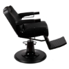Scaun frizerie - MENOSER - Monterey - Negru