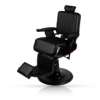 Scaun frizerie - MENOSER - Acapulco - Negru