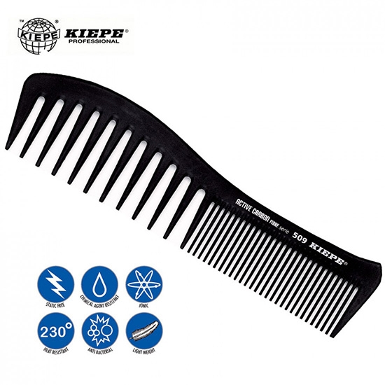 Pieptene pentru aranjat - KIEPE Active carbon - 509