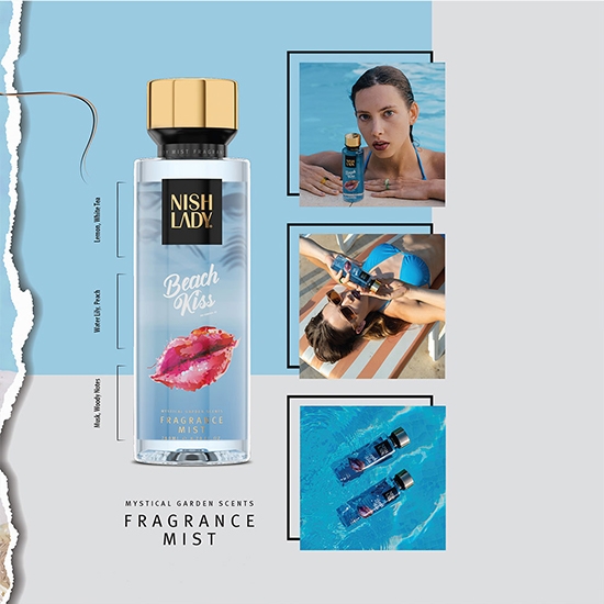 Spray pentru corp - NISH LADY - Beach Kiss - 260 ml