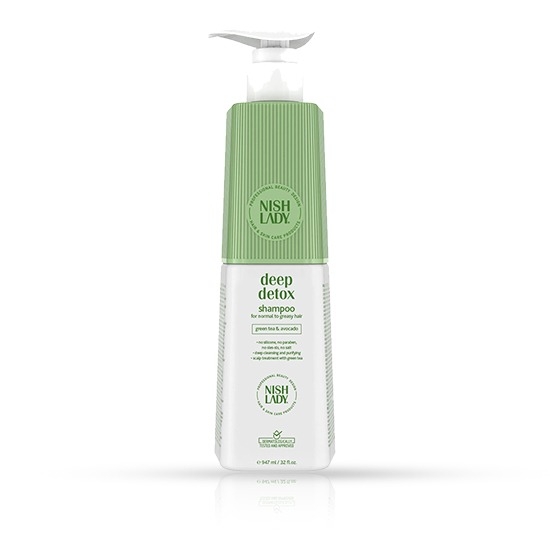 Sampon pentru par - NISH LADY - Deep Detox - 947 ml