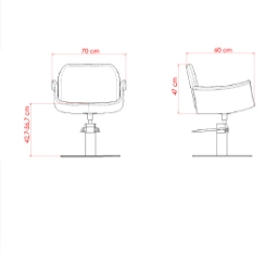 Scaun pentru coafor - MIRPLAY - HYDRA B S