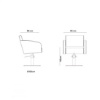 Scaun pentru coafor - MIRPLAY - DORA X