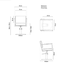 Scaun pentru coafor - MIRPLAY - OCEAN BR BR
