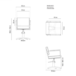 Scaun pentru coafor - MIRPLAY - OCEAN BR F