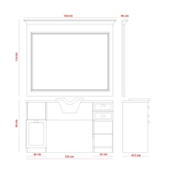 Mobilier Frizerie / Barber Shop - MIRPLAY - JULES B