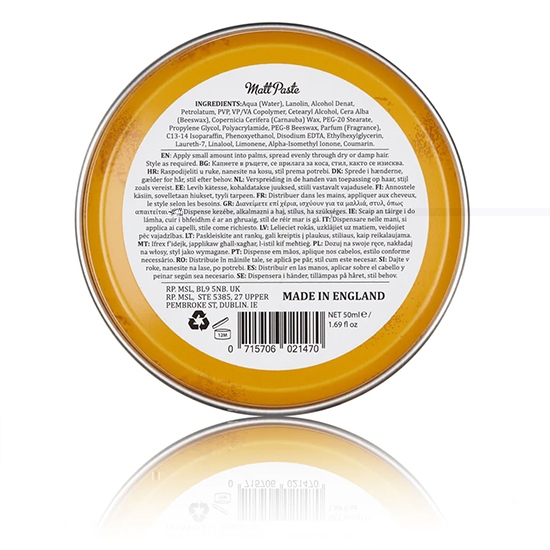 Ceara de par - DAPPER DAN - Matte Paste - 100 ml