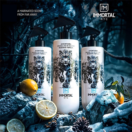 After shave colonie - IMMORTAL - Aventura - 500 ml 