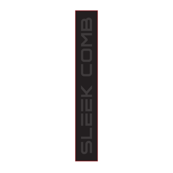 Pieptene frizerie/coafor - ROVRA - Sleek - Metal