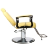 Scaun frizerie - MENOSER - Portland - Galben