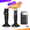 Set JRL ONYX - Masina de tuns + Masina de contur + Masina de ras (shaver) - fara fir  