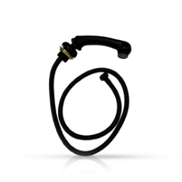 Furtun + para dus scafa frizerie - MENOSER - Matte Black - 703E Furtun + para dus scafa frizerie - MENOSER - Matte Black - 703E