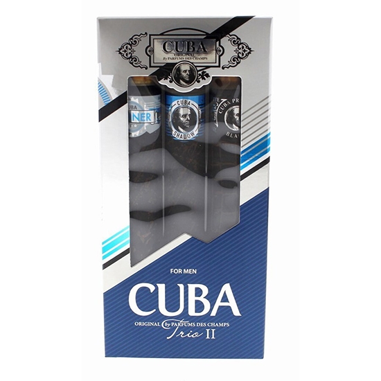 Set - apa de toaleta CUBA - pentru barbati - Trio II - 3 x 35 ml 