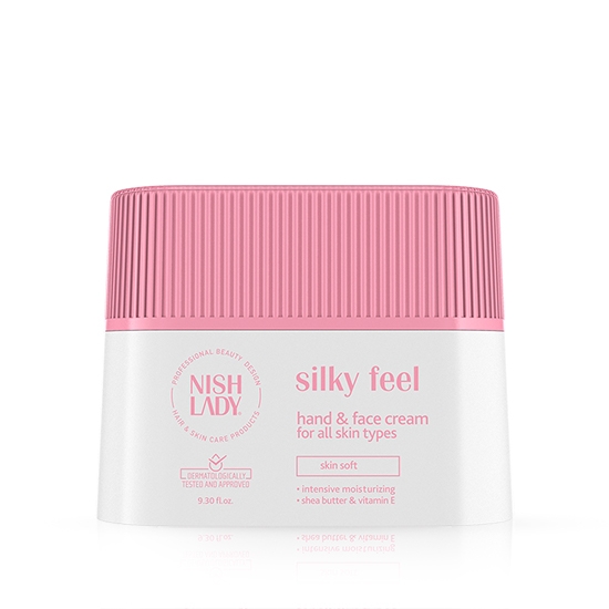 Crema pentru fata si maini - NISH LADY -  Silk Feel - 275 ml  