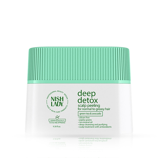 Masca/scrub pentru scalp - NISH LADY - DEEP DETOX - 275 ml  
