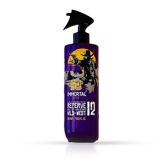 After shave colonie - IMMORTAL - 12 Wild West - 500 ml  