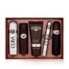 Set - apa de toaleta 35 ml si 100 ml+ gel de dus 200 ml + after shave 100 ml  + deodorant spray 200 ml- CUBA - Gold 
