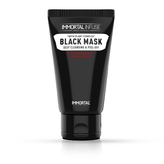 Masca pentru puncte negre - black - IMMORTAL - 150 ml  - peel off