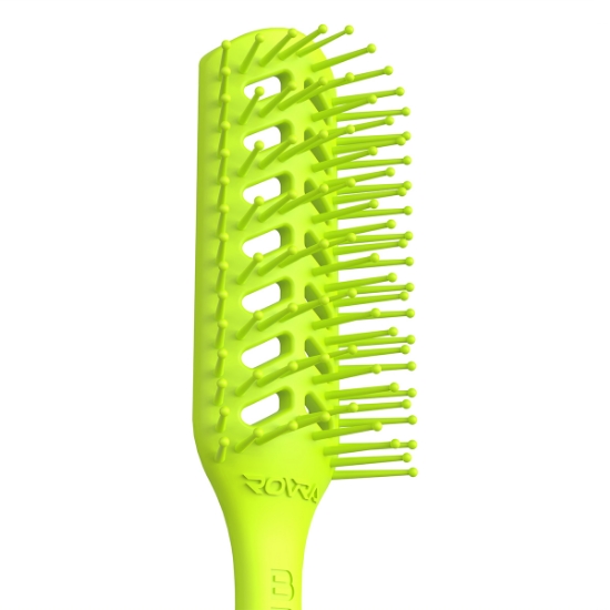 Perie profesionala - ROVRA - Aero pentru coafat  - XL - Verde  