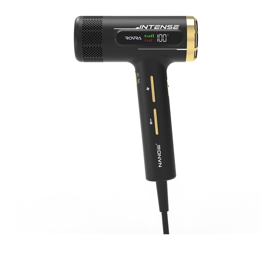 Uscator de par - ROVRA - INTENSE 110.000 RPM - Negru - RT112 (1600 W)