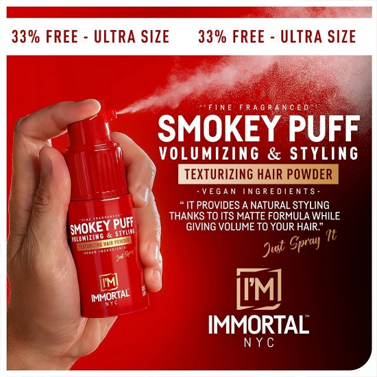 Imagine Pudra de volum- IMMORTAL - Smokey Puff - 20 gr  - fragranced