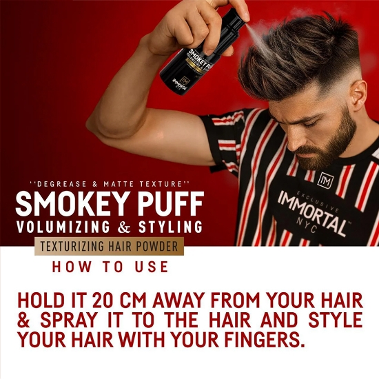 Imagine Pudra de volum- IMMORTAL - Smokey Puff - 20 gr  - matte