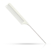 Imagine Pieptene - JRL - frizerie/coafor - Alb - J102 - cu coada metal