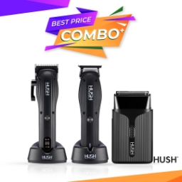 Arată detalii pentru Set HUSH - Masina de tuns C2 + Masina de contur T2 + Masina de ras V2 Imagine Set HUSH - Masina de tuns C2 + Masina de contur T2 + Masina de ras V2