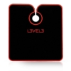 Imagine Pelerina frizerie/coafor - L3VEL3  - guler neopren -  negru cu tiv rosu