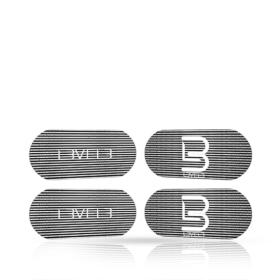 Imagine Set arici L3VEL3 - de prins parul - 4 buc - Negru - velcro