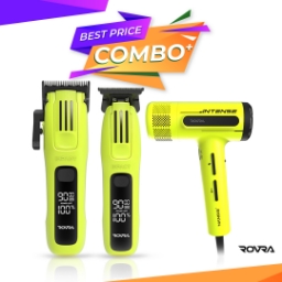 Set ROVRA - IMPACT - Masina de tuns + Masina de contur + Uscator de par Intense - Verde Set ROVRA - IMPACT - Masina de tuns + Masina de contur + Uscator de par Intense - Verde