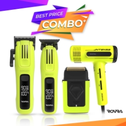Set ROVRA - IMPACT - Masina de tuns + Masina de contur + Uscator de par Intense + Masina de ras Super Cut - Verde Set ROVRA - IMPACT - Masina de tuns + Masina de contur + Uscator de par Intense + Masina de ras Super Cut - Verde