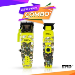 Set MRD - Masina de tuns Smart Brain  + Masina de contur  Smart Brain - fara fir - Verde - Olympics