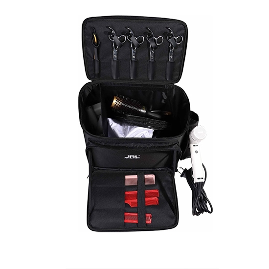 Geanta/organizator profesional  - JRL pentru instrumente frizerie - Negru